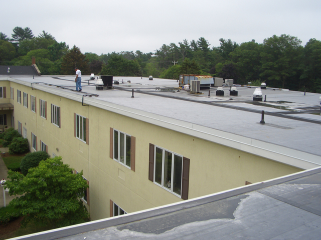 flat commercial roof