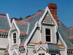 Testimonials - Victorian Home Roof with high peaks